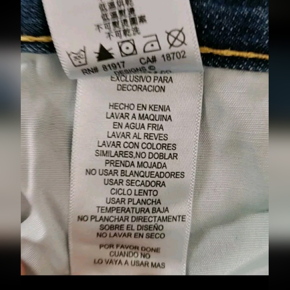 🎁 Mens Levis 502 Regular Taper Jeans Denim Distressed ripped Jeans size 29 X 29 - Picture 9 of 15